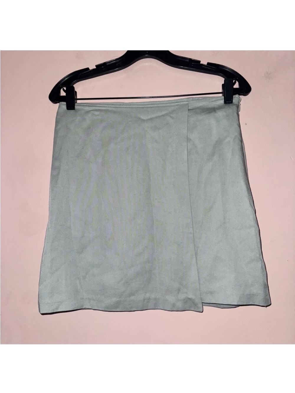 Abercrombie & Fitch Light Green Wrap Front Soft Feel Mini Skirt Size M NWT!